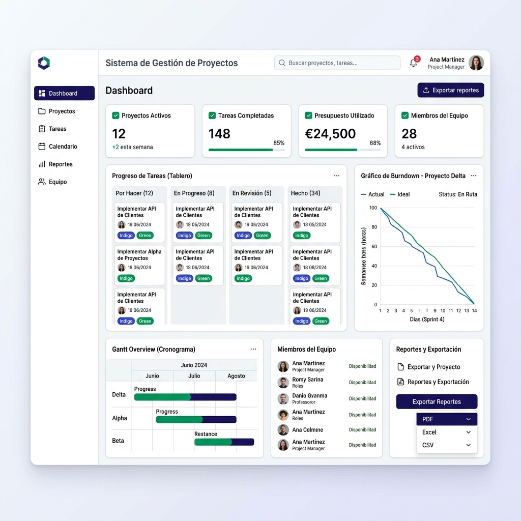 Sistema Web de Gestión de Proyectos
